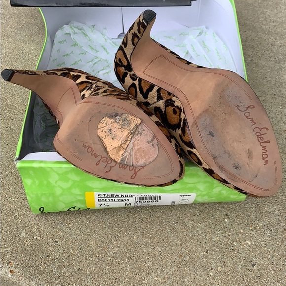 Sam Edelman Kit leopard print ankle boots - Picture 10 of 11